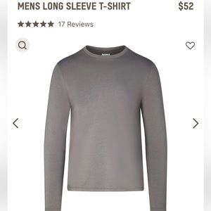 SKIMS for men cotton long sleeve